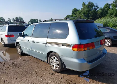 2004 Honda Odyssey Ex from USA, damaged, VIN 5FNRL18814B118998